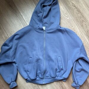 Blogilates Marshmallow Zip-Up Hoodie